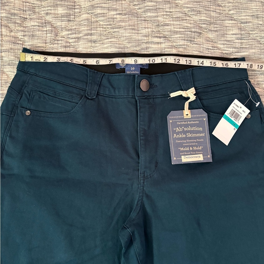 Democracy Ab Solution Ankle Skimmer Sz 16 NWT | Democracy Ankle Skinny Jeans- - Picture 9 of 12